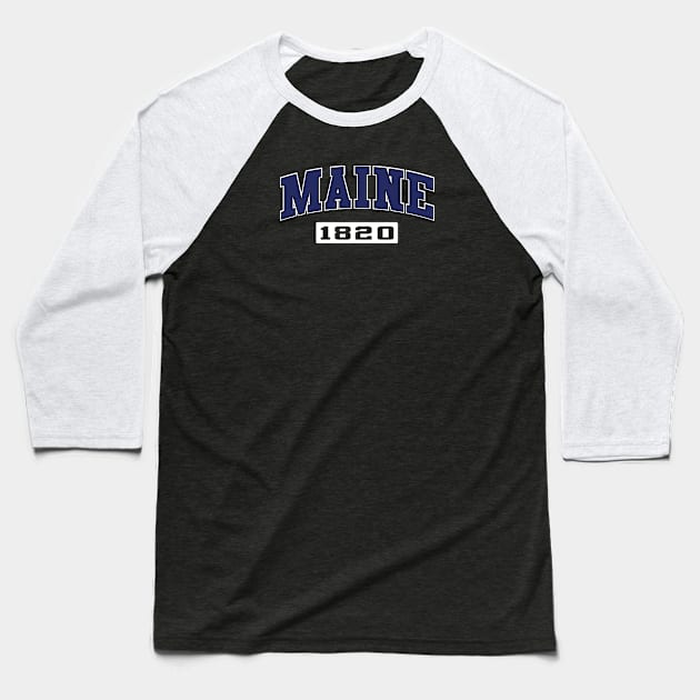 Maine Collegiate Baseball T-Shirt by wickeddecent